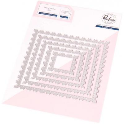 Pinkfresh Studio Essentials Die - Dotted Postage Square
